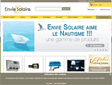 Tablet Screenshot of enviesolaire.com